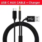 USB C Aux Cable in Car + Charging Cable For iPhone 16 15 Android Samsung S24 S23