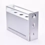 All Aluminum Power Amplifier Chassis 300B Tube Amp Case With VU meter Box New