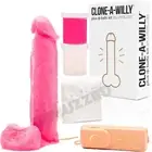 Clone a Willy Plus Balls Kit Hot Pink DIY Vibrating Silicone Realistic Dildo