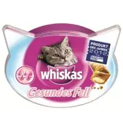 4 x 50g 1.8oz WHISKAS gesundes Fell cat snack healthy coat for your Cat NEW