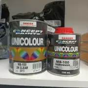 High Gloss 2 Pack 2k Clear Kit 1.5L Kit Auto Car Repair Paint