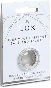 [Connoisseurs] Silver Lox Secure Earring Backs 2 Pair Pack