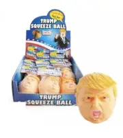 12 President DONALD TRUMP 3" stress relief squeeze head ball MAGA