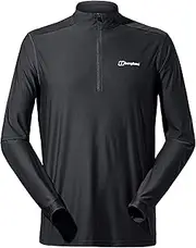 [Berghaus] Men's 24/7 Long Sleeve Zip Base Layer Top T-Shirt