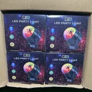 4pack Disco Party Lights Strobe Led DJ Ball Dance Lamp Sound Activated Bulb US