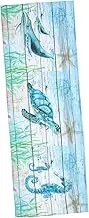 GRIRIW Decorative Sea Style Kitchen Curtains Short Window Valance Energy Efficient Easy Care