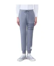 Thom Browne 4-Bar Drawstring Joggers IT40,IT44,IT38,IT36 light gray
