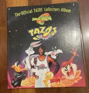 Space Jam Tazos near Complete set 71/80 Collectors Album + 4 Space Jam Slammers