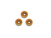 (3) ABEC-7 Hybrid Ceramic Orange Seal spool bearings 5x11x4, 3x10x4, 3x8x4