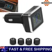 Car TPMS Wireless Tire Tyre Pressure Monitor System LCD Tester w/ 4 Sensors AU