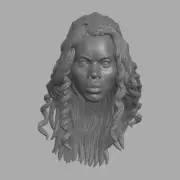 Nubia v1 Amazon custom head for McFarlane DC Multiverse & other action figures