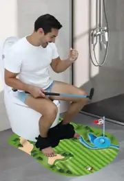 2024 Glow in the Dark Toilet Golf, Toilet Games Mini Golf, Dad Gifts Gag Gift,