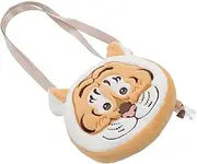 [Holibanna] Year Tiger Plush Shoulder Bag for Cute Animal Design Coin Purse Lightweight and Durable present for