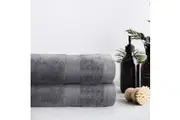 Bedding King 100% Pure Organic Cotton Bath Sheet - Silver