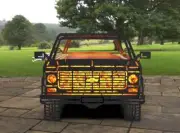 Square Body C10 Chevy Truck Collapsible Firepit Metal Ships Flat 73-87 Plasma Cu