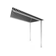Exterior Life 5.0m Hollywood Pearl White/Black Pergola