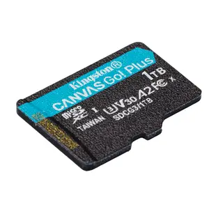 Kingston 金士頓 1TB Canvas Go! Plus microSDXC UHS-I C10 U3 記憶卡