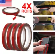 4X Auto Tape Acrylic Foam Double Sided Mounting Adhesive 3m x 10mm Truck Car New