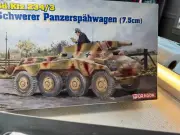 1/35 DRAGON WWII GERMAN SCHWERER PANZERSPAHWAGEN KIT-NEW WM196
