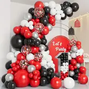 142Pcs Birthday Themed Balloon Arch Set For Graduation Ceremonies Birthday Parties Singles Parties Summer Wedding Decorations