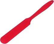 Cake Spatula, Kitchen Cake Cream Butter Spatula Mixing Batter Scraper Brush Handle Silicone Baking Cook Tool (red)