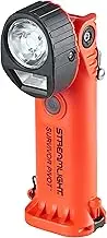 Streamlight 91804 Survivor Pivot USB 325-Lumen Right Angle Articulating Dual Beam Rechargeable Flashlight with Clip, Orange
