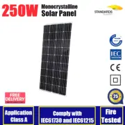 250W MONO SOLAR PANEL HOME CARAVAN 12V BATTERY CHARGING CAMPING POWER 250WATT