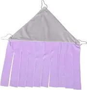 Guinea Pig Hideout Small Animal Hammock Tent Hideaway for Hamsters Ferrets and Chinchillas Space Saving Corner Design with Tassels Small Animal Accessory