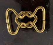 2 Pcs Gold Metal Cloak / Cost Buckle Clasp 5cm X 3.5 Cm Fastening