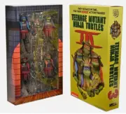 SDCC 2023 NECA TMNT Teenage Mutant Ninja Turtles 3 Samurai 4 Pack MISB USA