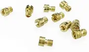 Glixal GY6 49cc 50cc 80cc 100cc CVK Carburetor Carb Main Jet 139QMB 139QMA #78#80#85#87#88#90#92#94#96#98 (10 pcs Set)
