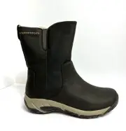Merrell Womens Encore 4 Tall Zip Polar Waterproof Boot Brown 11 M
