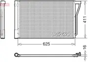 Air Con Condenser fits BMW M5 F10 4.4 11 to 16 S63B44B AC Conditioning Denso New