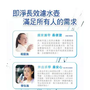 3M 濾水壺即淨長效濾心 (WP3000專用濾心) 現貨 廠商直送