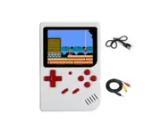 Retro-nostalgia Game Player Mobile Power PSP Dual Handheld Game Player - WHITE