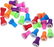 HONITANO 24pcs DIY Dog Stamps for Kids Cute Cartoon Stamps for Journals Birthday Party Favors Classroom Supplies Learning and Crafting Activities