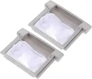 [GOOHOCHY] 2pcs Nylon Mesh Washing Machine Filter Bags Efficient Lint and Hair Catcher for Laundry Sink and Dishwasher Maintenance