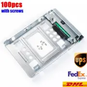 100pcs 654540-001 For HP Dell Lenovo 2.5" to 3.5" HDD/SSD Tray Adapter Caddy