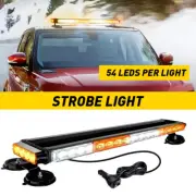 26.5" LED Strobe Light Emergency Beacon Warning Tow Truck Response Amber White