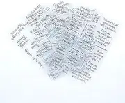 Welcome to Joyful Home 4pcs/Set Different Sentiments Rubber Clear Stamp for Card Making Decoration and Scrapbooking