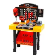 Keezi Kids Pretend Play Tools Set Work Bench Kit Drill Hammer Toddler Toys DIY