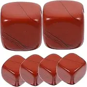 BUGUUYO 6 Pcs Whiskey Ice Cubes Funnel Cube Shaker Beverages Drinks Wine Stone Drinks Whiskey Stones Crystal