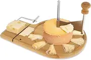 Wooden Cheese Curler Slicer - Multifunctional Cutter With Handle, Sturdy Shaver for Cheese, Butter, Chocolate - Home and Cafe Use