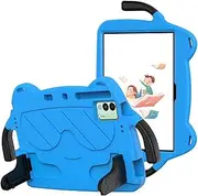 [Jarttarn] Stand Case Compatible with Infinix Tecno Megapad 11 (T1101) 11 inch 2024,Kids Cute EVA Cover with Built-in Bracket Hand Holder Shockproof Protective Shell (Sky Blue)