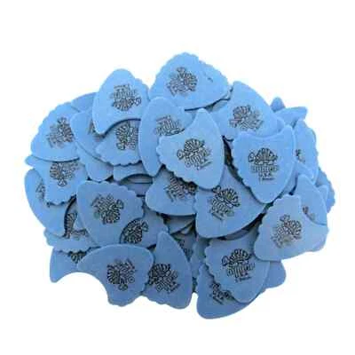 Dunlop Tortex Fin Guitar Picks - 1.00 Guage - Blue - 72 Pack