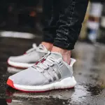 正品免運 ADIDAS EQT SUPPORT 93/17 灰 白 紅 網布 慢跑鞋 CQ2393 男鞋