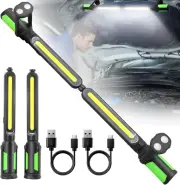 Work Light for Mechanic, 2400LM Bright LED Work Light, 4400Mah Rechargeable Unde