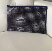 Neiman Marcus Cobalt Blue Crystal Clutch New With Tags