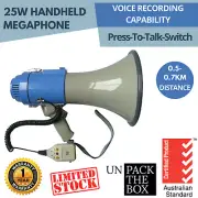 25W Megaphone PA System Loud Speaker Voice Recorder Handheld Shoulder Strap