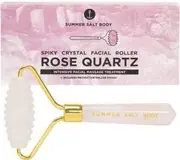 Summer Salt Body Spiky Crystal Facial Roller Rose Quartz